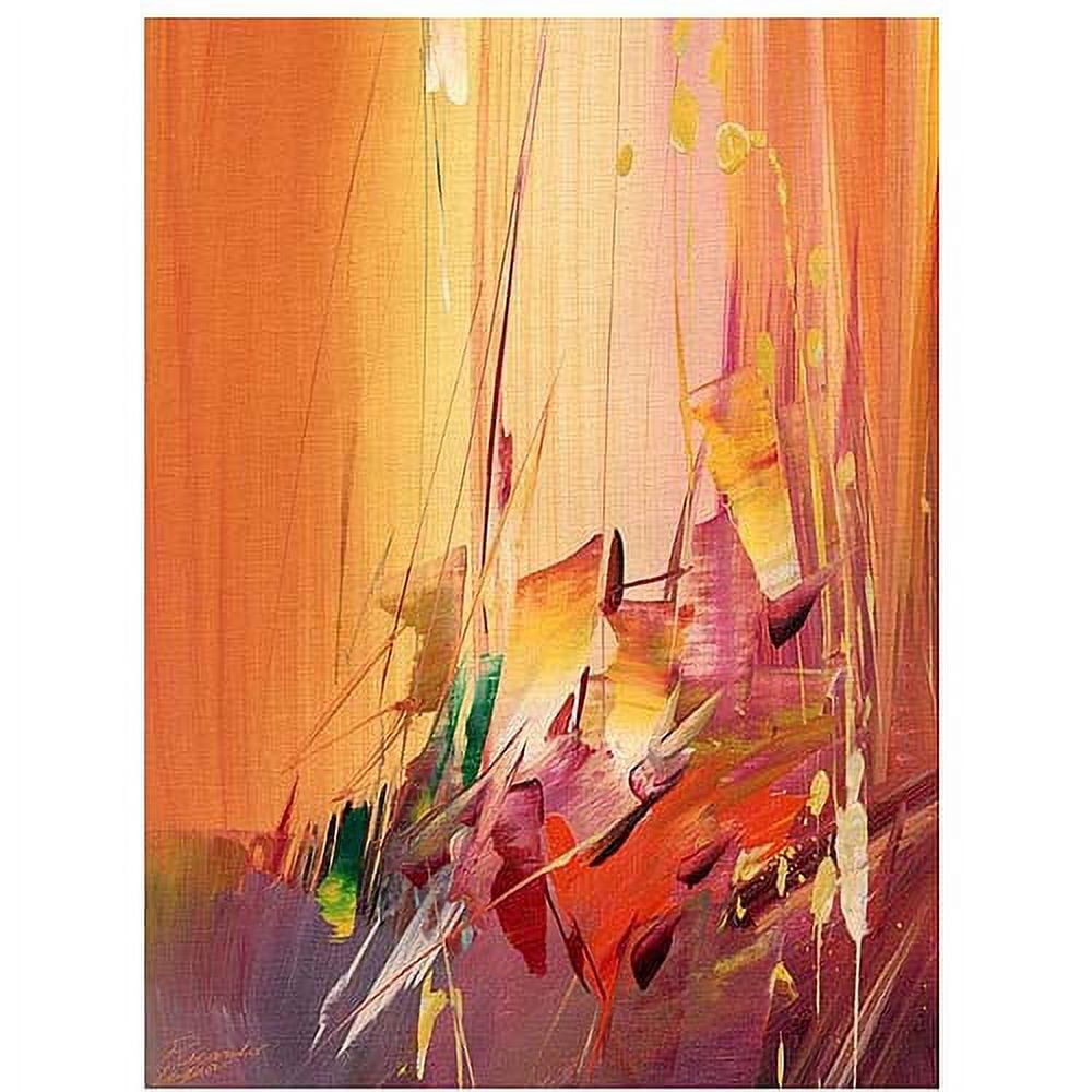 Ricardo Tapia Abstract Multicolor Canvas Art 35" x 47"