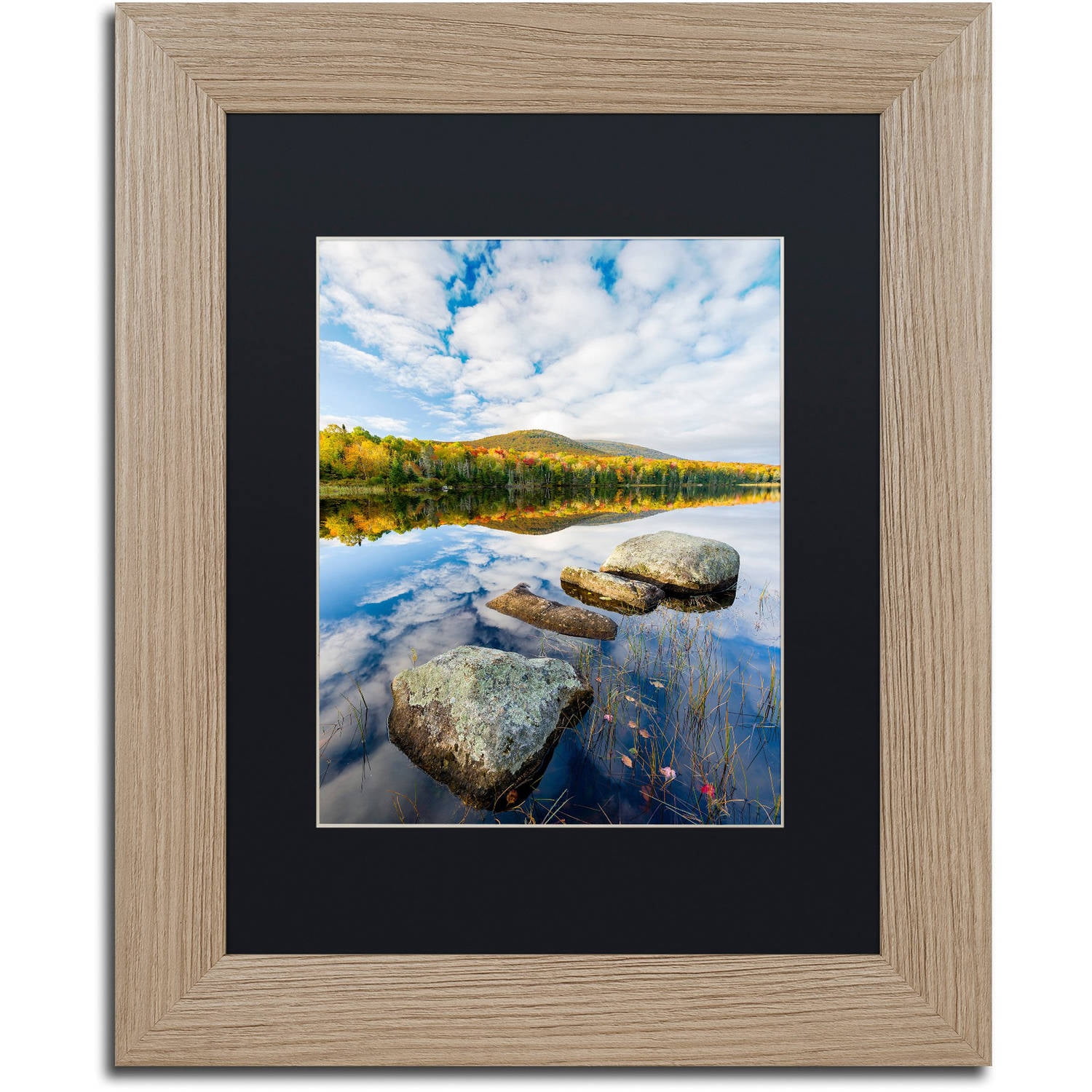 Trademark Fine Art "Hopscotch" Canvas Art by Michael Blanchette Photography Black Matte, Birch Frame
