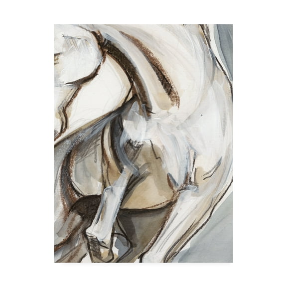 Trademark Fine Art 'Horse Abstraction II' Canvas Art by Jennifer Paxton Parker