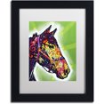 thumbnail image 1 of Trademark Fine Art "Horse II" Canvas Art by Dean Russo, White Matte, Black Frame, 1 of 1