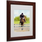 Trademark Fine Art "Horse of Sport X" Canvas Art by Michelle Moate, Wood Frame