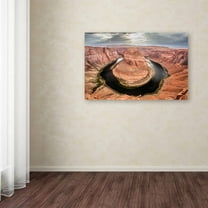Trademark Fine Art "Horseshoe Bend" Canvas Art by Pierre Leclerc