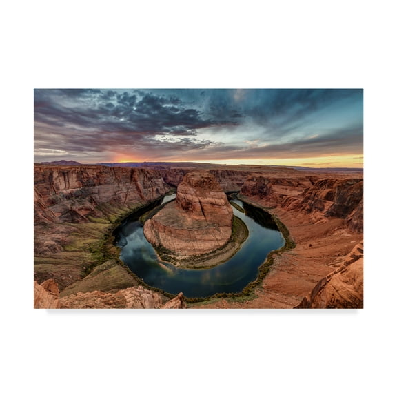 Trademark Fine Art 'Horseshoe Bend' Canvas Art by Pierre Leclerc