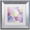 thumbnail image 1 of Trademark Fine Art "Hortensia Groundless Warm Tones" Canvas Art by Color Bakery White Matte, Silver Frame, 1 of 4