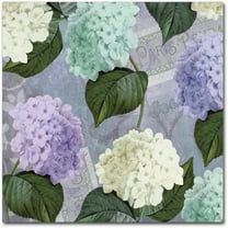 Trademark Fine Art "Hortensia Lavenders" Canvas Art by Color Bakery