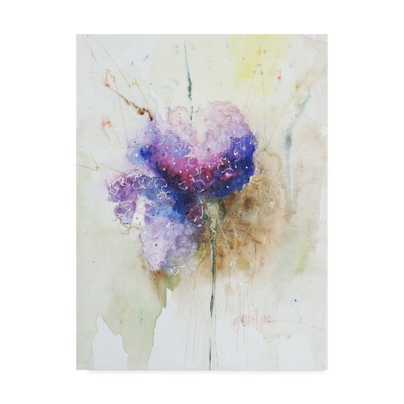 Trademark Fine Art 'Hortenzzia I' Canvas Art by Leticia Herrera