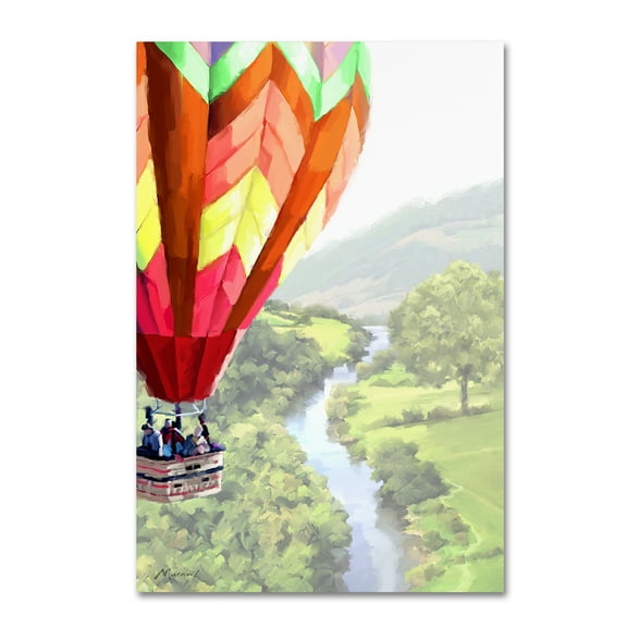 Trademark Fine Art 'Hot Air Balloon 2' Canvas Art by The Macneil Studio