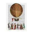 thumbnail image 1 of Trademark Fine Art 'Hot Air Balloon And People' Canvas Art by Fab Funky, 1 of 3