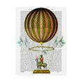 thumbnail image 1 of Trademark Fine Art 'Hot Air Balloon, Zephier Yellow' Canvas Art by Fab Funky, 1 of 3