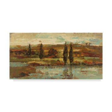 Trademark Fine Art 'Hot Day by the River' Canvas Art by Silvia Vassileva