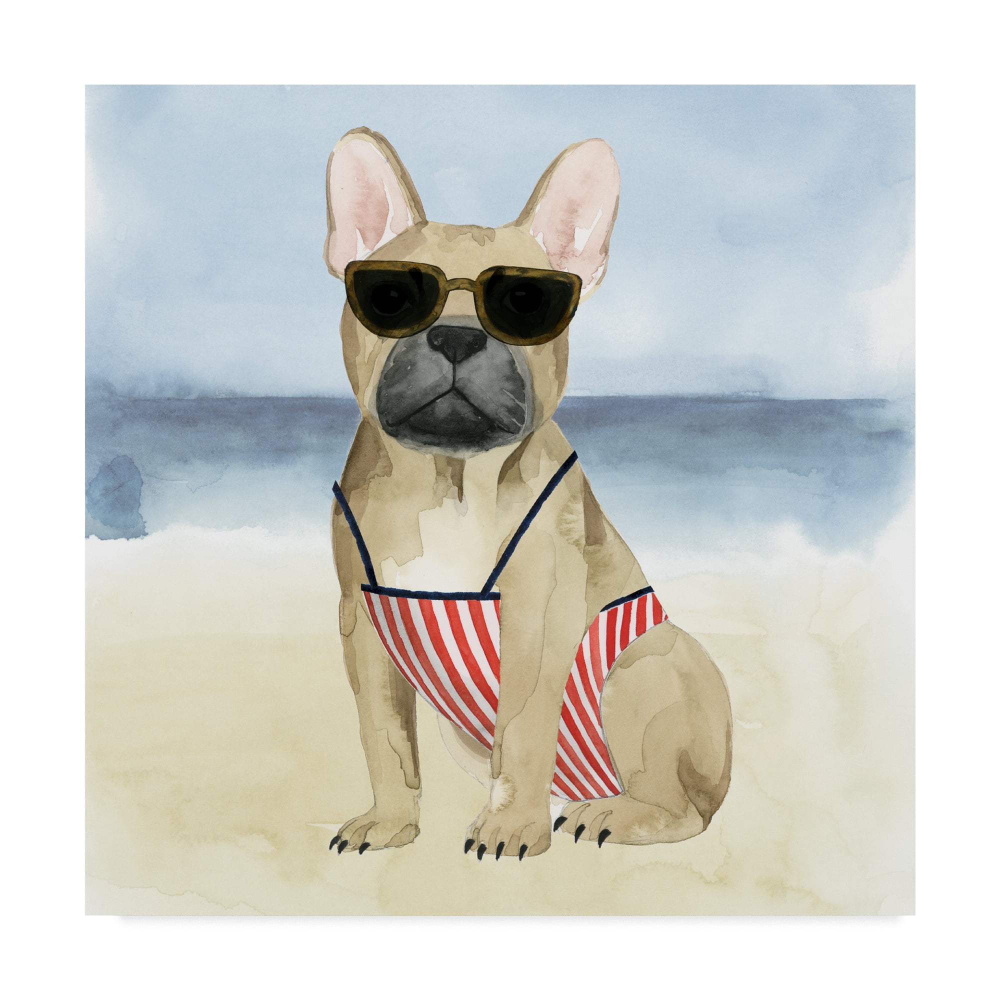 Trademark Fine Art 'Hot Dog I' Canvas Art by Grace Popp