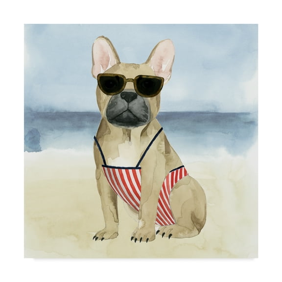 Trademark Fine Art 'Hot Dog I' Canvas Art by Grace Popp