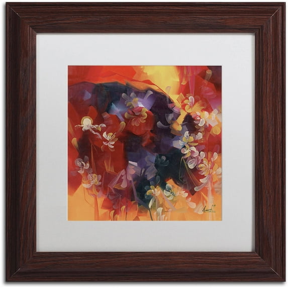 Trademark Fine Art "Hot Nights" Canvas Art by Masters Fine Art, White Matte, Wood Frame