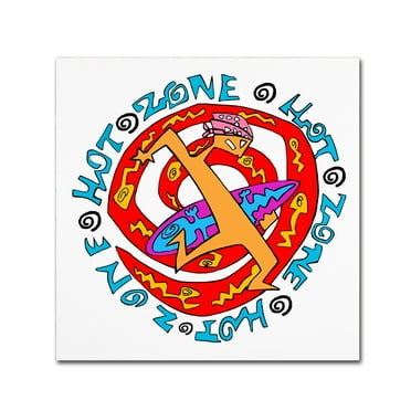 Trademark Fine Art 'Hot Zone' Canvas Art by Miguel Balbas