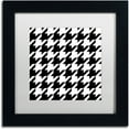 thumbnail image 1 of Trademark Fine Art "Houndstooth II" Canvas Art by Color Bakery White Matte, Black Frame, 1 of 1