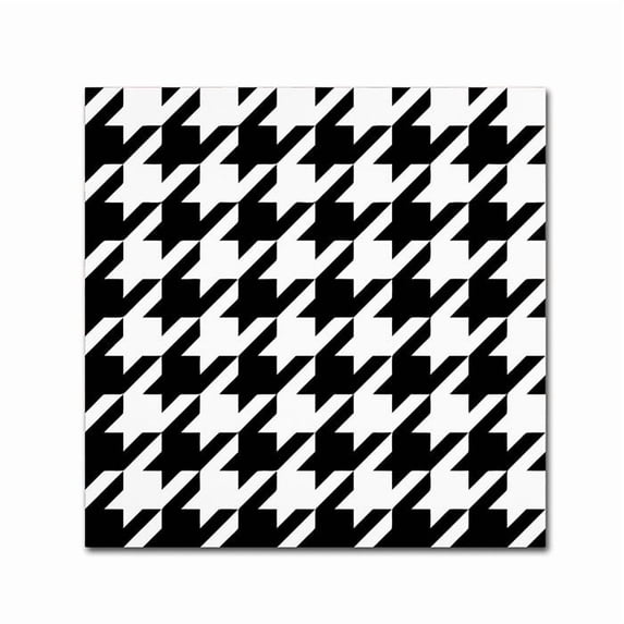 Trademark Fine Art "Houndstooth II" Canvas Art by Color Bakery