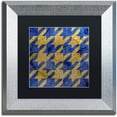 thumbnail image 1 of Trademark Fine Art "Houndstooth III" Canvas Art by Color Bakery Black Matte, Silver Frame, 1 of 1