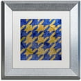 thumbnail image 1 of Trademark Fine Art "Houndstooth III" Canvas Art by Color Bakery White Matte, Silver Frame, 1 of 1