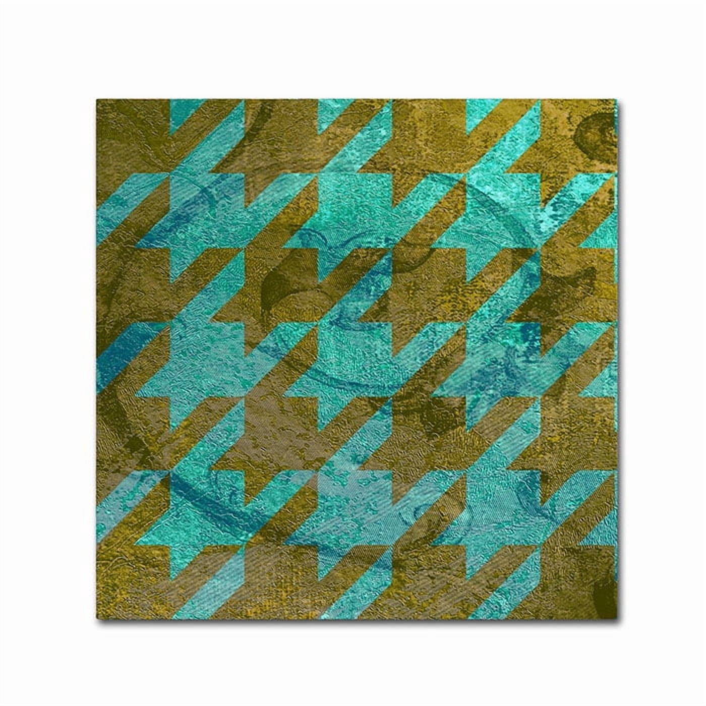 Trademark Fine Art "Houndstooth V" Canvas Art by Color Bakery
