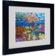 thumbnail image 1 of Trademark Fine Art "House By the Beach" Canvas Art by Manor Shadian, Black Frame, 1 of 3