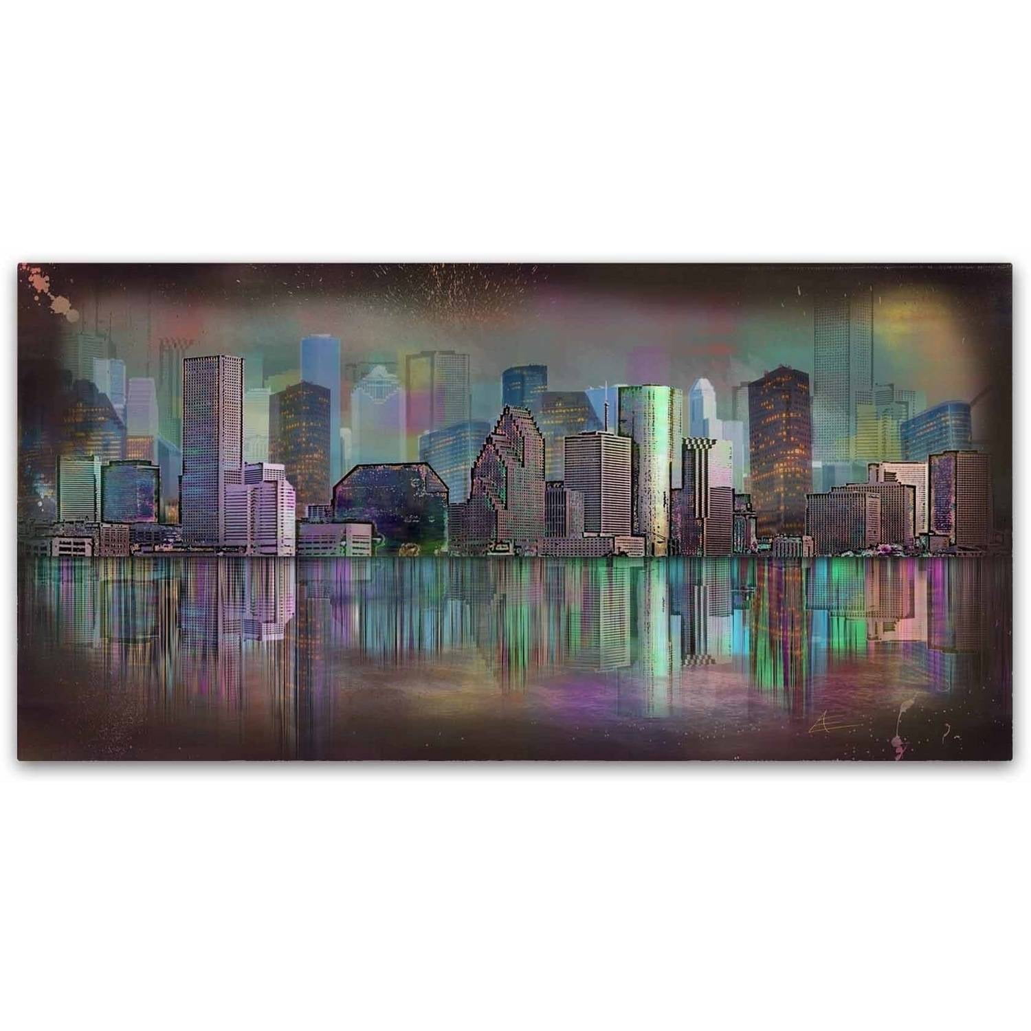 Trademark Fine Art 'Houston' Canvas Art by Ellicia Amando