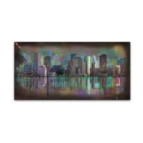 Trademark Fine Art 'Houston' Canvas Art by Ellicia Amando