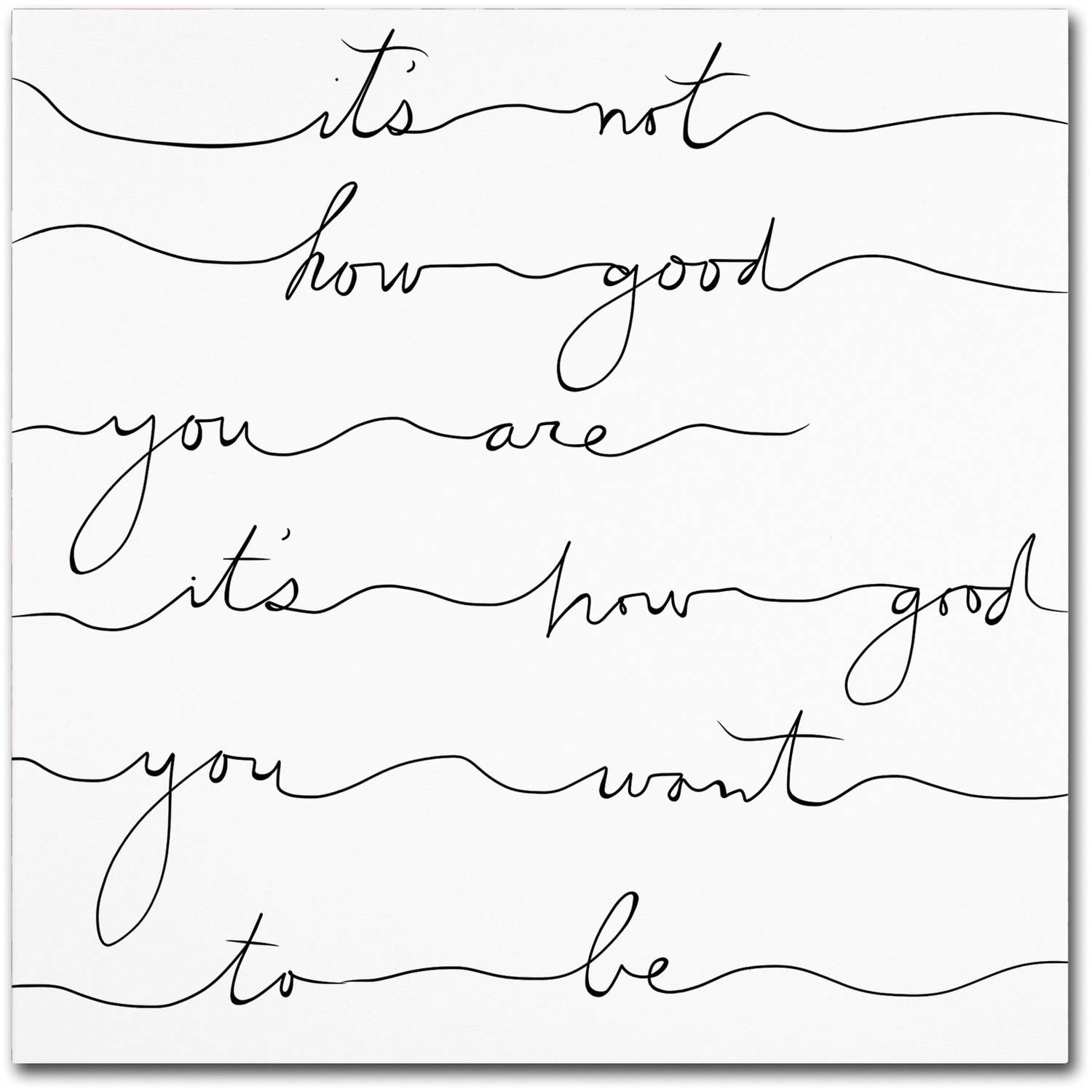 Trademark Fine Art "How Good Black" Canvas Art by Lisa Powell Braun