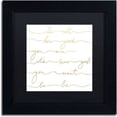 thumbnail image 1 of Trademark Fine Art "How Good Gold" Canvas Art by Lisa Powell Braun, Black Matte, Black Frame, 1 of 4
