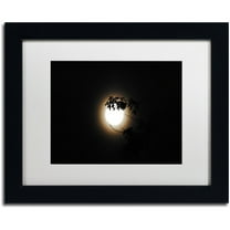 Trademark Fine Art "Howl" Canvas Art by Monica Mize, White Matte, Black Frame