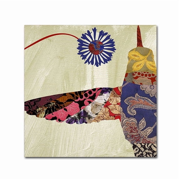 Trademark Fine Art "Hummingbird Brocade I" Canvas Art by Color Bakery