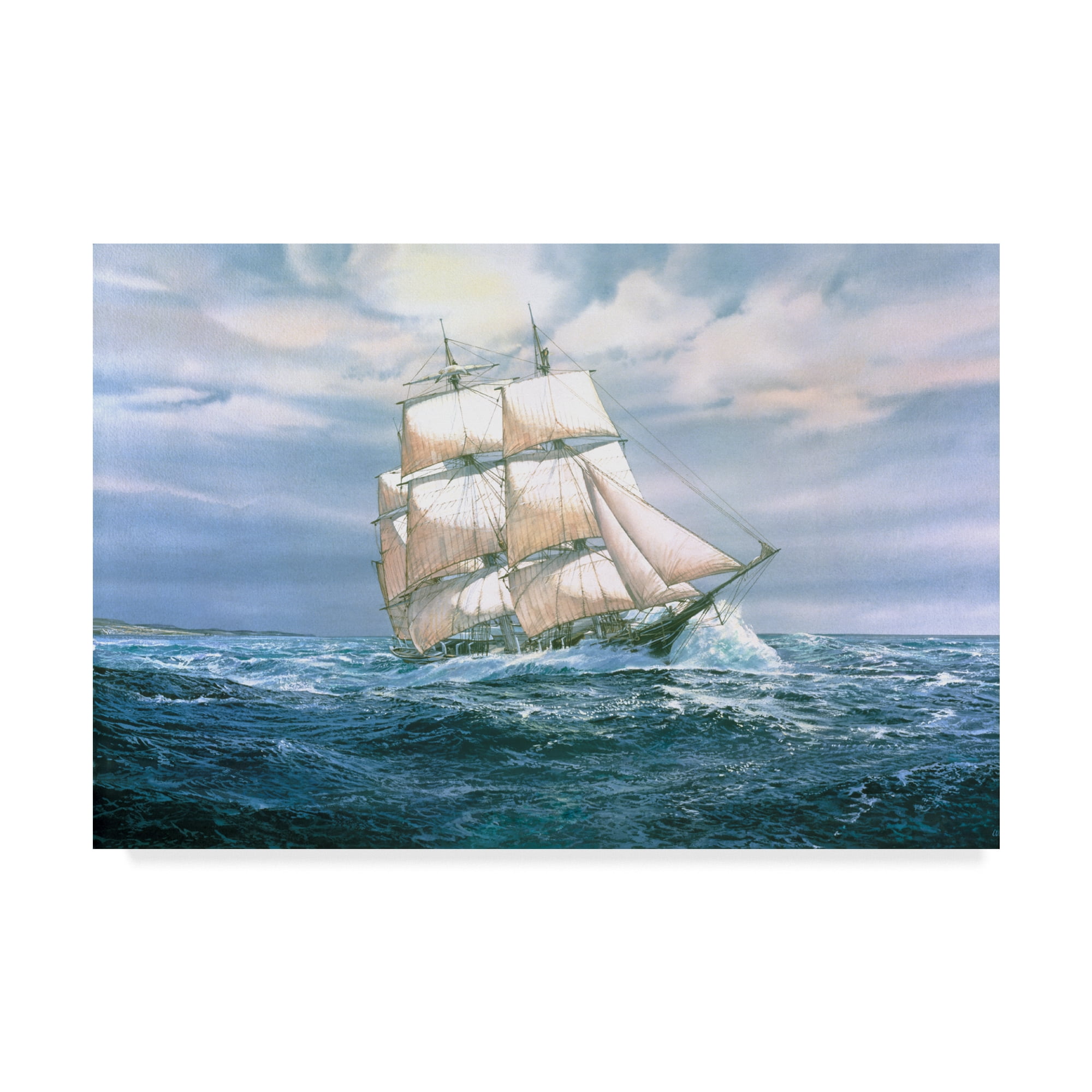 Trademark Fine Art 'Hunter Heading Out' Canvas Art by Jack Wemp