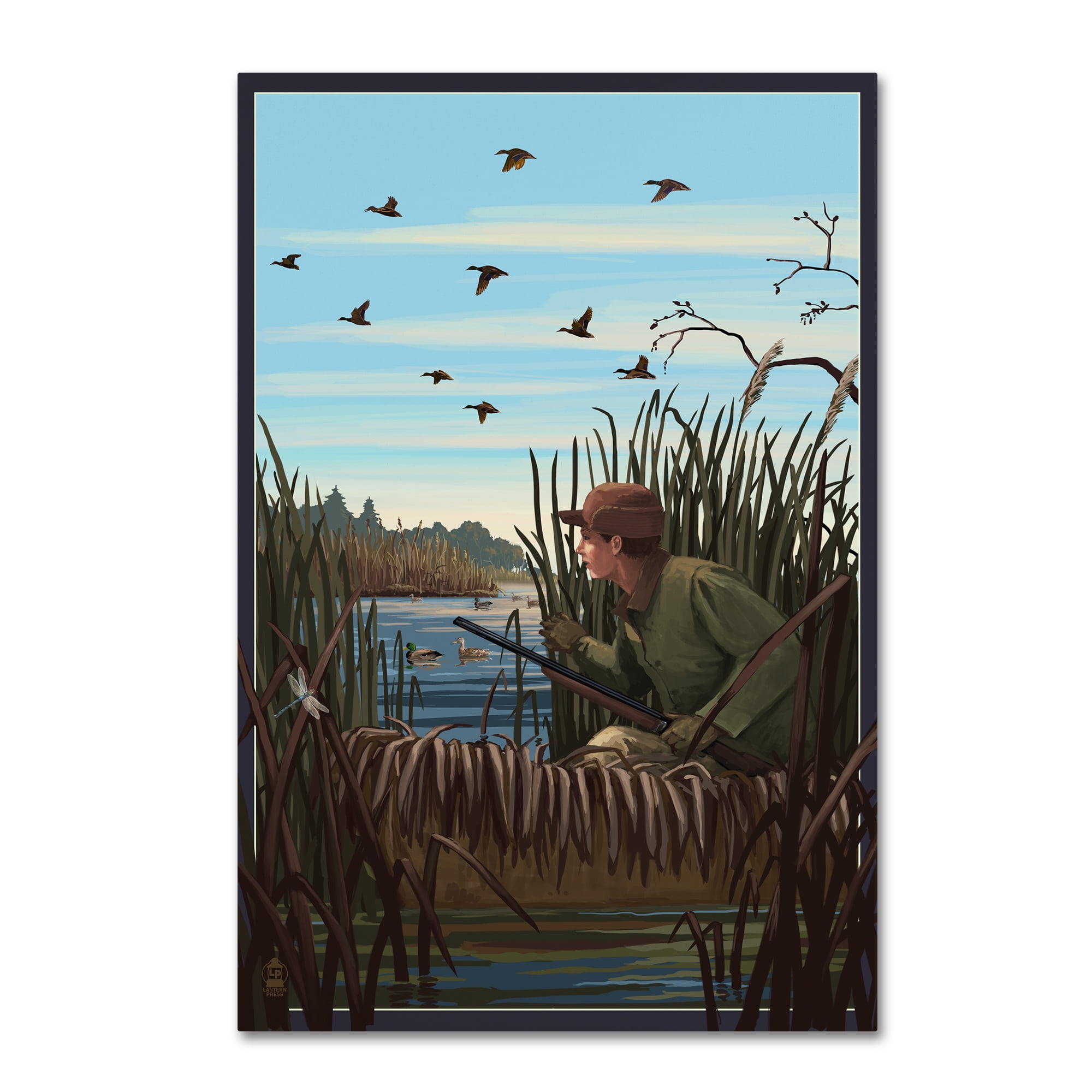 Trademark Fine Art 'Hunting' Canvas Art by Lantern Press
