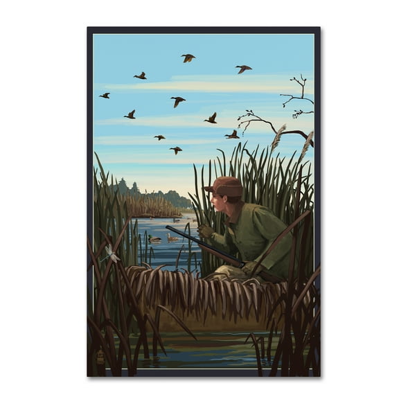 Trademark Fine Art 'Hunting' Canvas Art by Lantern Press