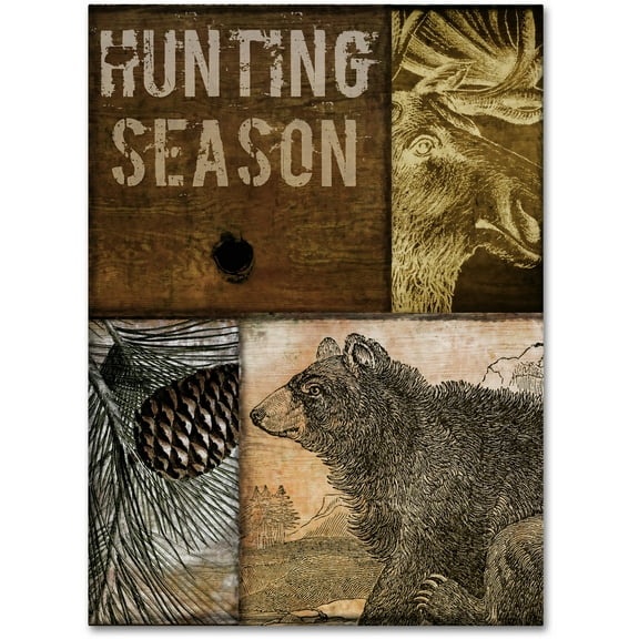 Trademark Fine Art "Hunting Season IV" Canvas Art by Color Bakery