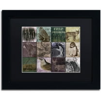 Trademark Fine Art "Hunting Season VI" Canvas Art by Color Bakery Black Matte, Black Frame