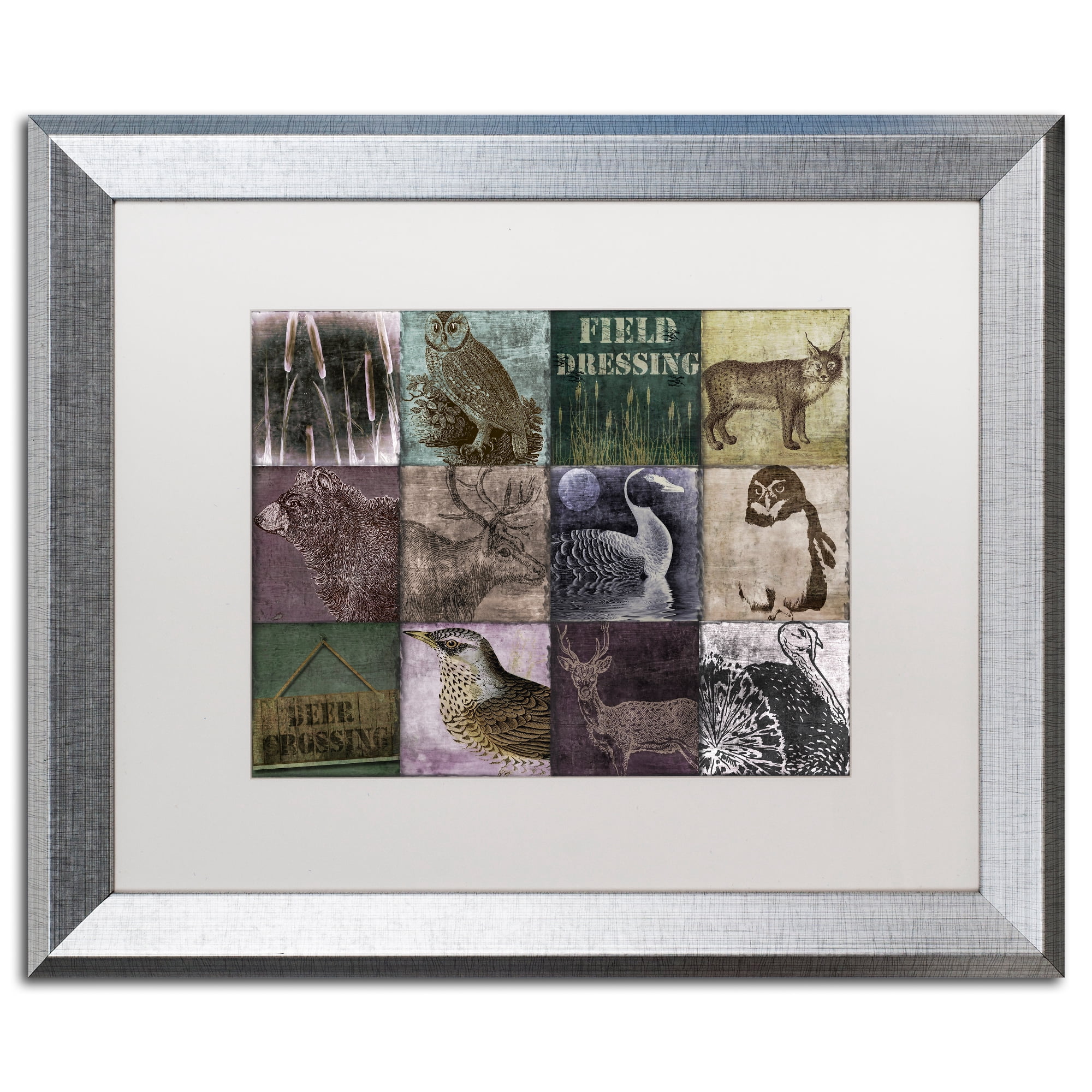 Trademark Fine Art 'Hunting Season VI' Silver Framed Art by Color Bakery