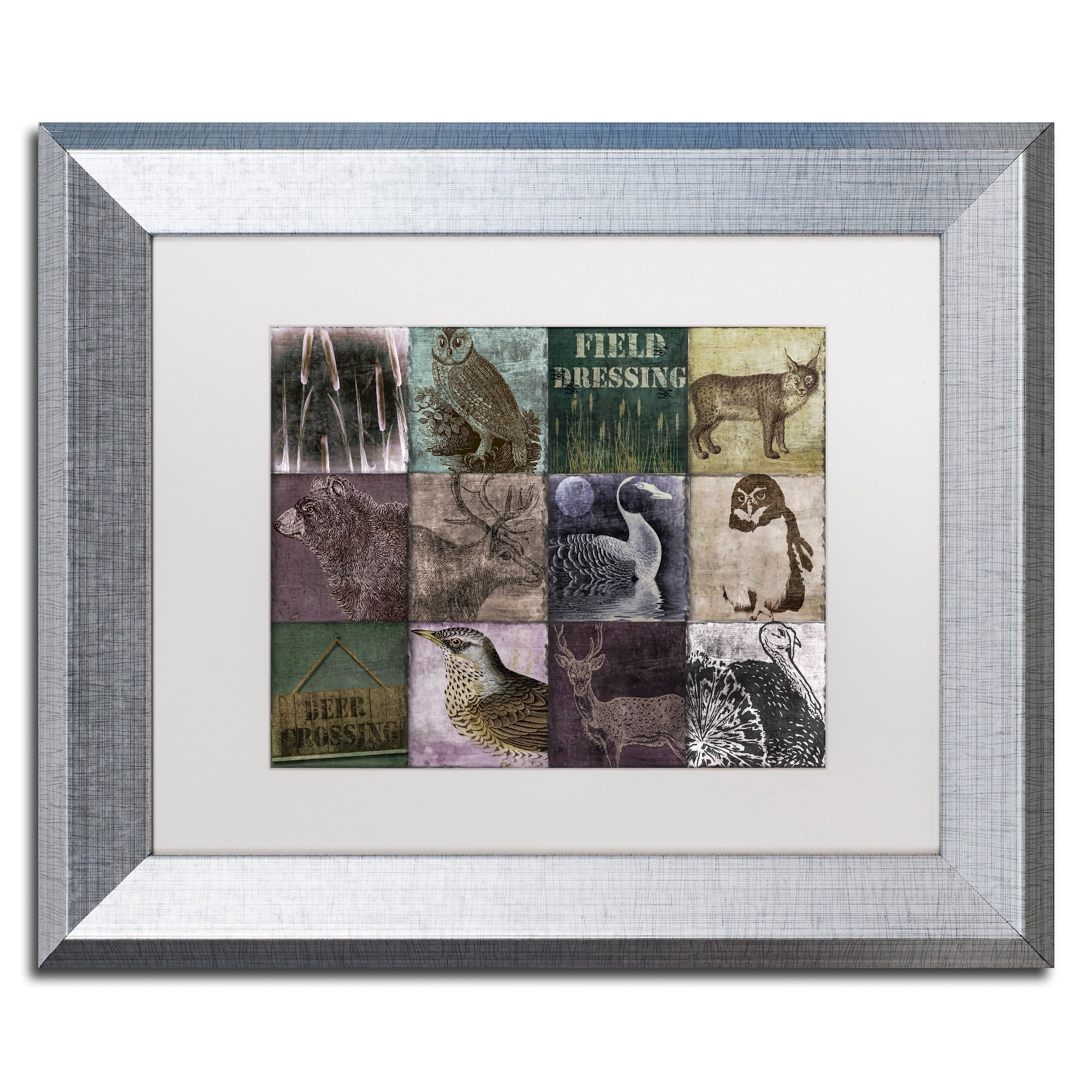 Trademark Fine Art 'Hunting Season VI' Silver Framed Art by Color Bakery