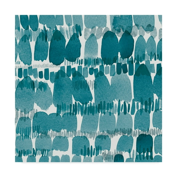 Trademark Fine Art 'Hustle and Bustle I' Canvas Art by Moira Hershey