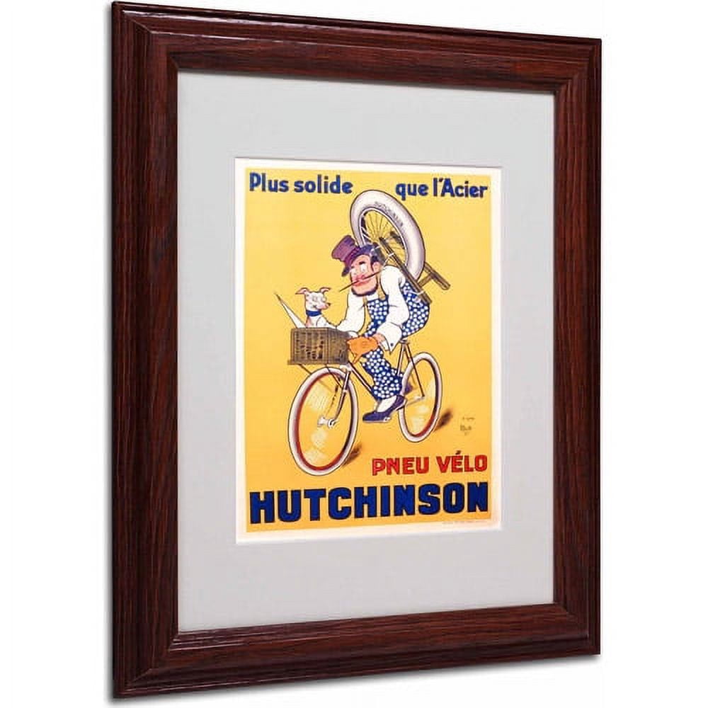 Trademark Fine Art "Hutchinson Tires 1937" Canvas Art by Mitch Liebeaux, Wood Frame
