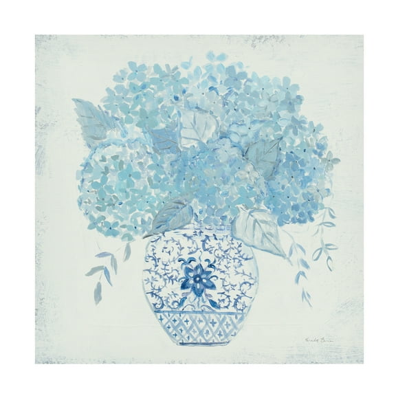 Trademark Fine Art 'Hydrangea Fun' Canvas Art by Farida Zaman