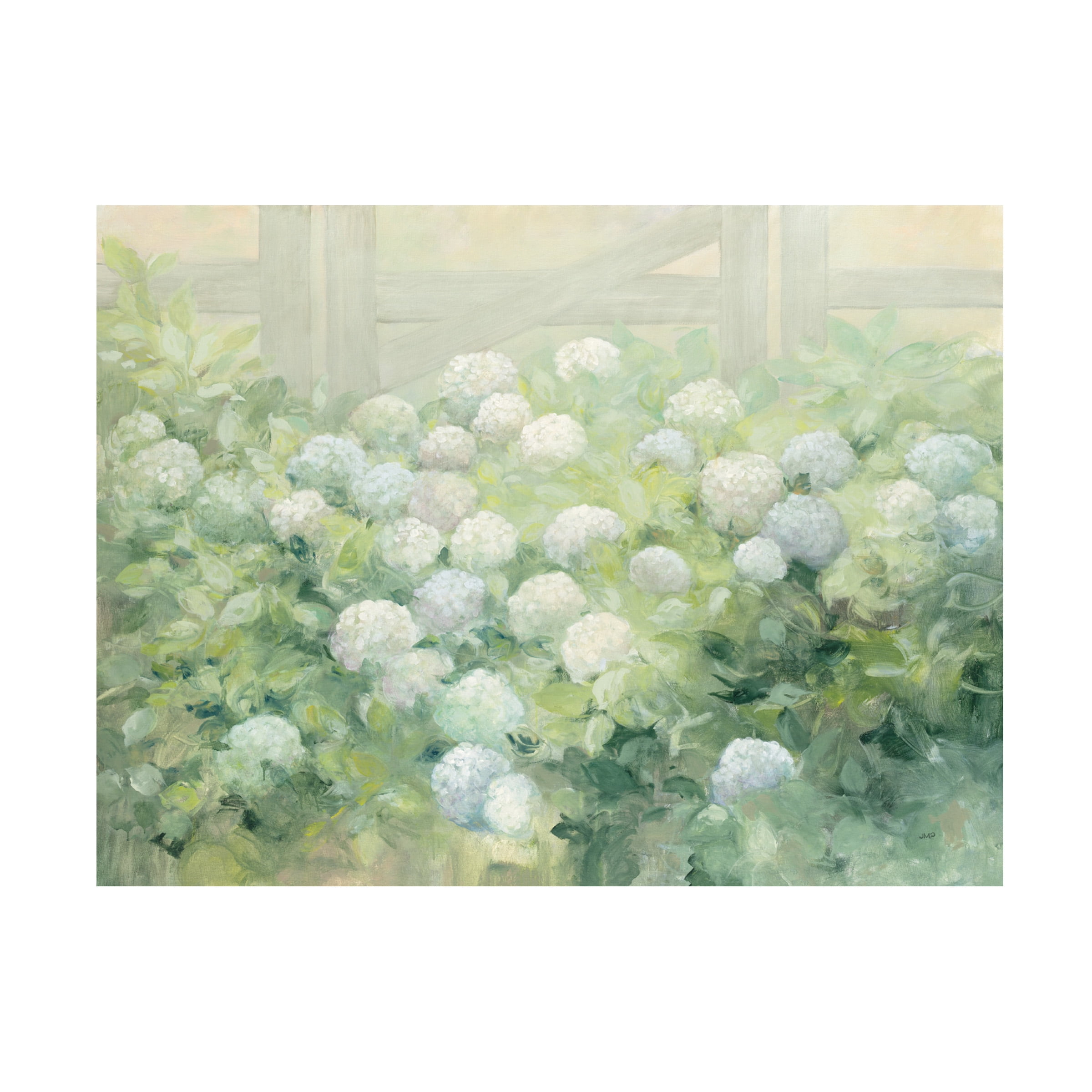 Trademark Fine Art 'Hydrangea Lane Flowers' Canvas Art by Julia Purinton