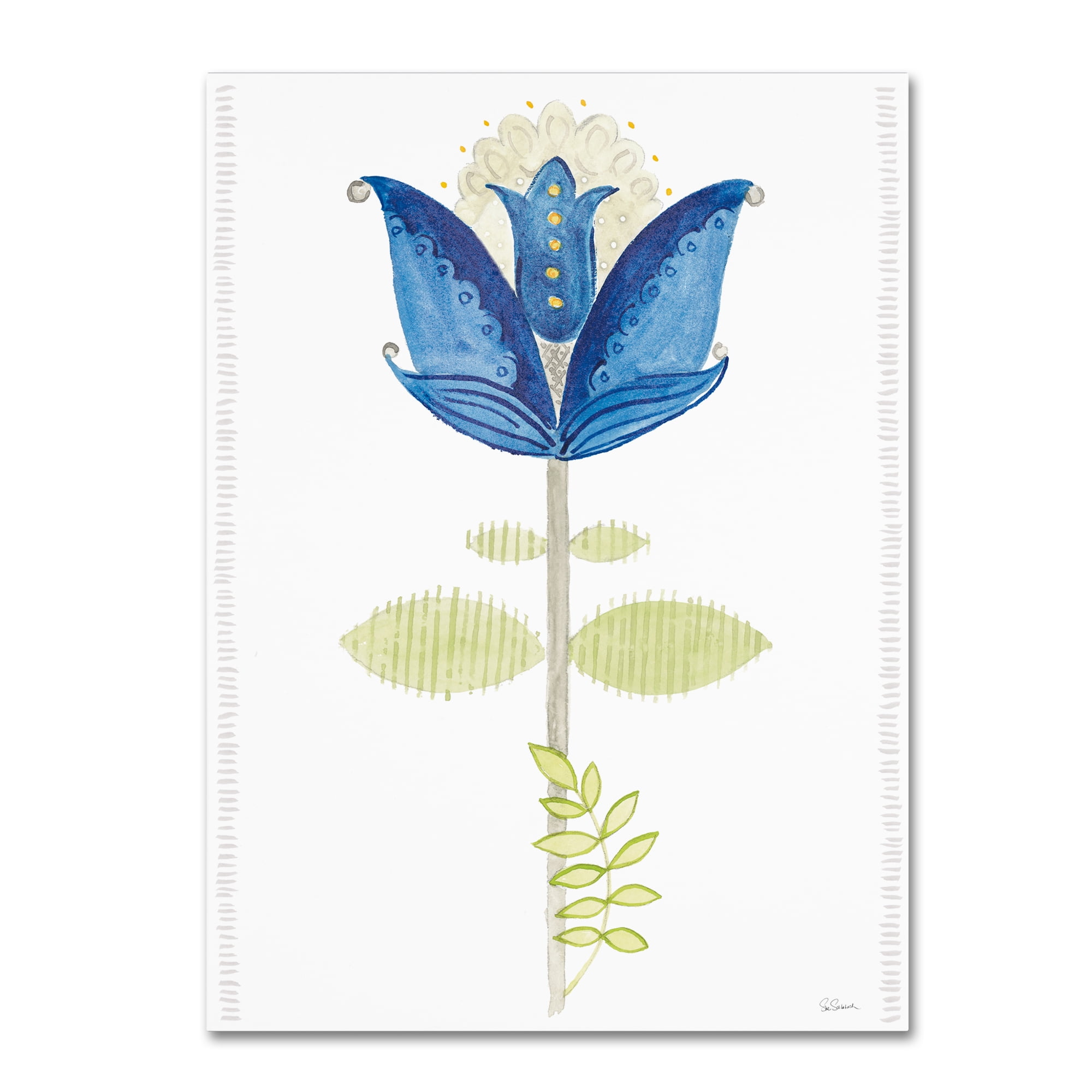 Trademark Fine Art 'Hygge Flowers IV' Canvas Art by Sue Schlabach