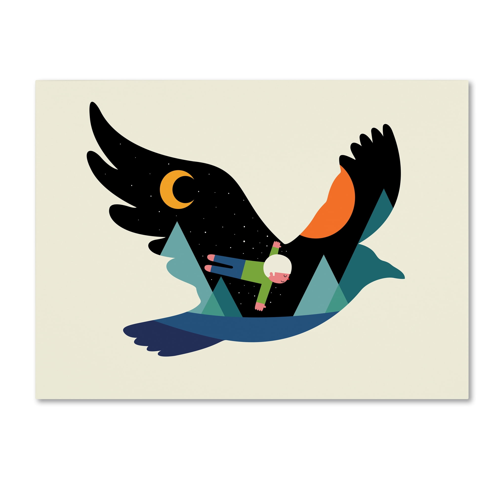 Trademark Fine Art 'I Believe I Can Fly' Canvas Art by Andy Westface