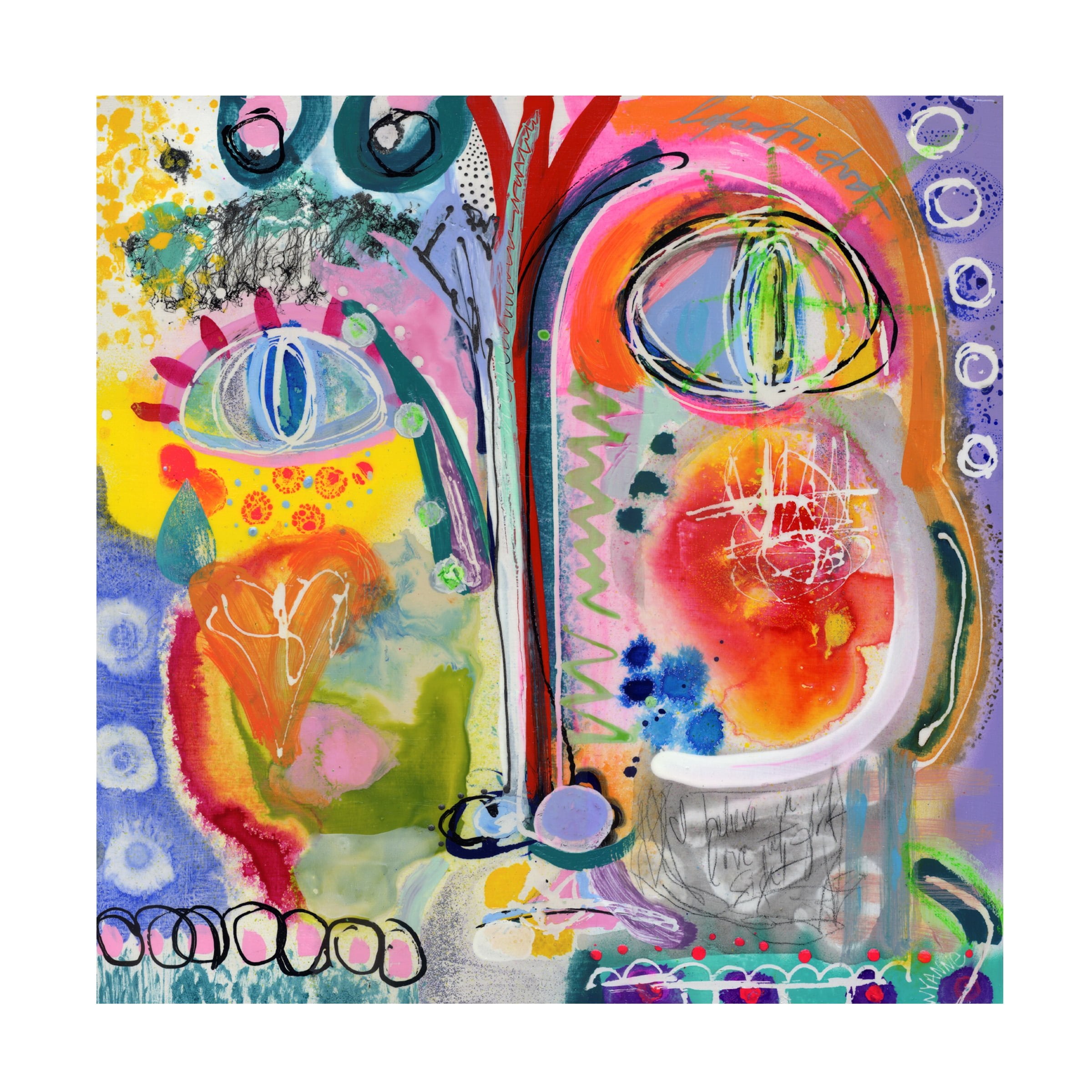 Trademark Fine Art 'I Believe In Love At First Sight' Canvas Art by Wyanne