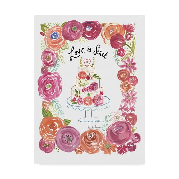 Trademark Fine Art 'I Do IV' Canvas Art by Farida Zaman