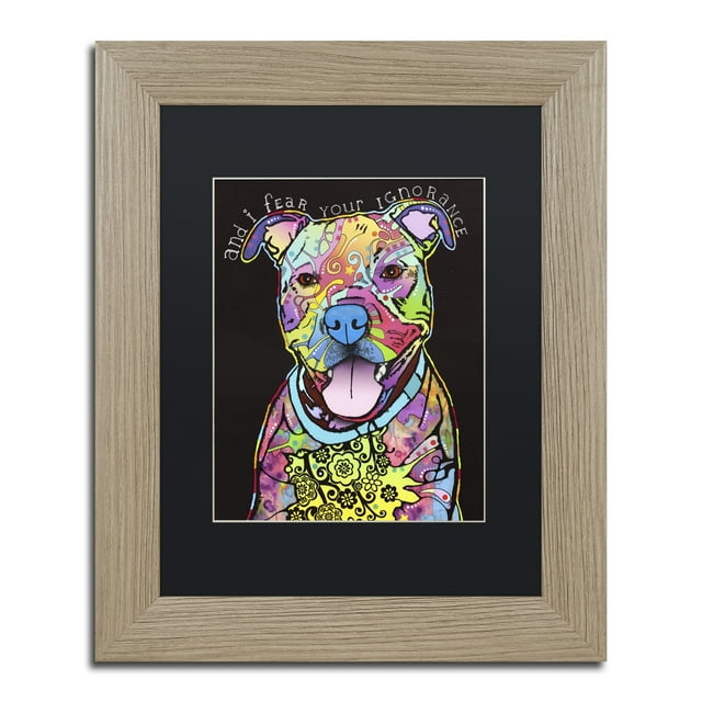 Trademark Fine Art 'I Fear' Matted Framed Art by Dean Russo