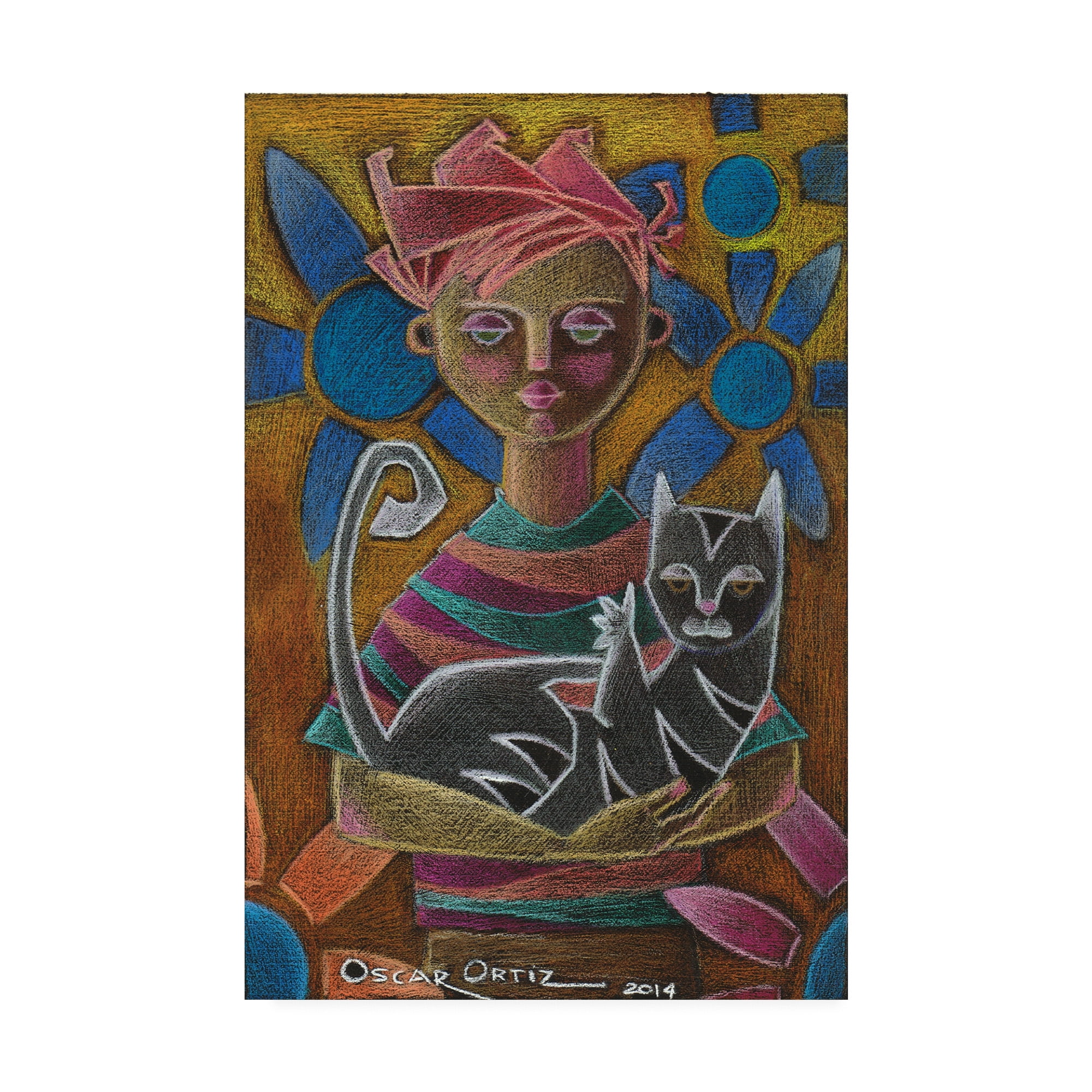 Trademark Fine Art 'I Found This Kid And Im Keeping It' Canvas Art by Oscar Ortiz