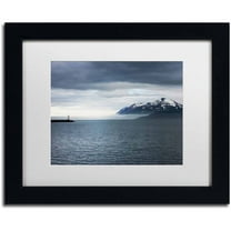 Trademark Fine Art 'I Walk the Line' Canvas Art by Philippe Sainte-Laudy, White Matte, Black Frame