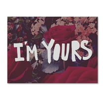 Trademark Fine Art "I'm Yours" Canvas Art by Leah Flores