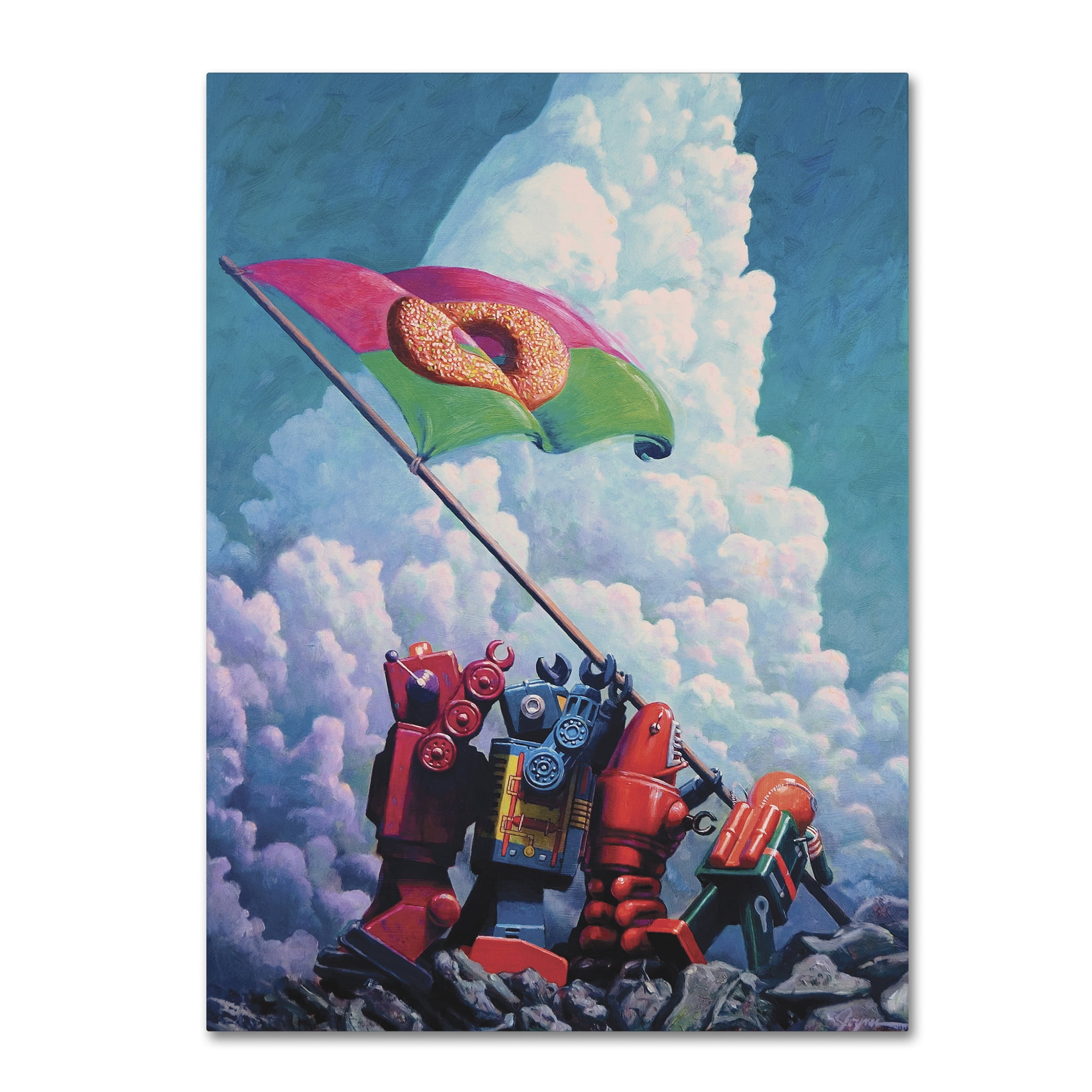 Trademark Fine Art "IO Jima" Canvas Art by Eric Joyner